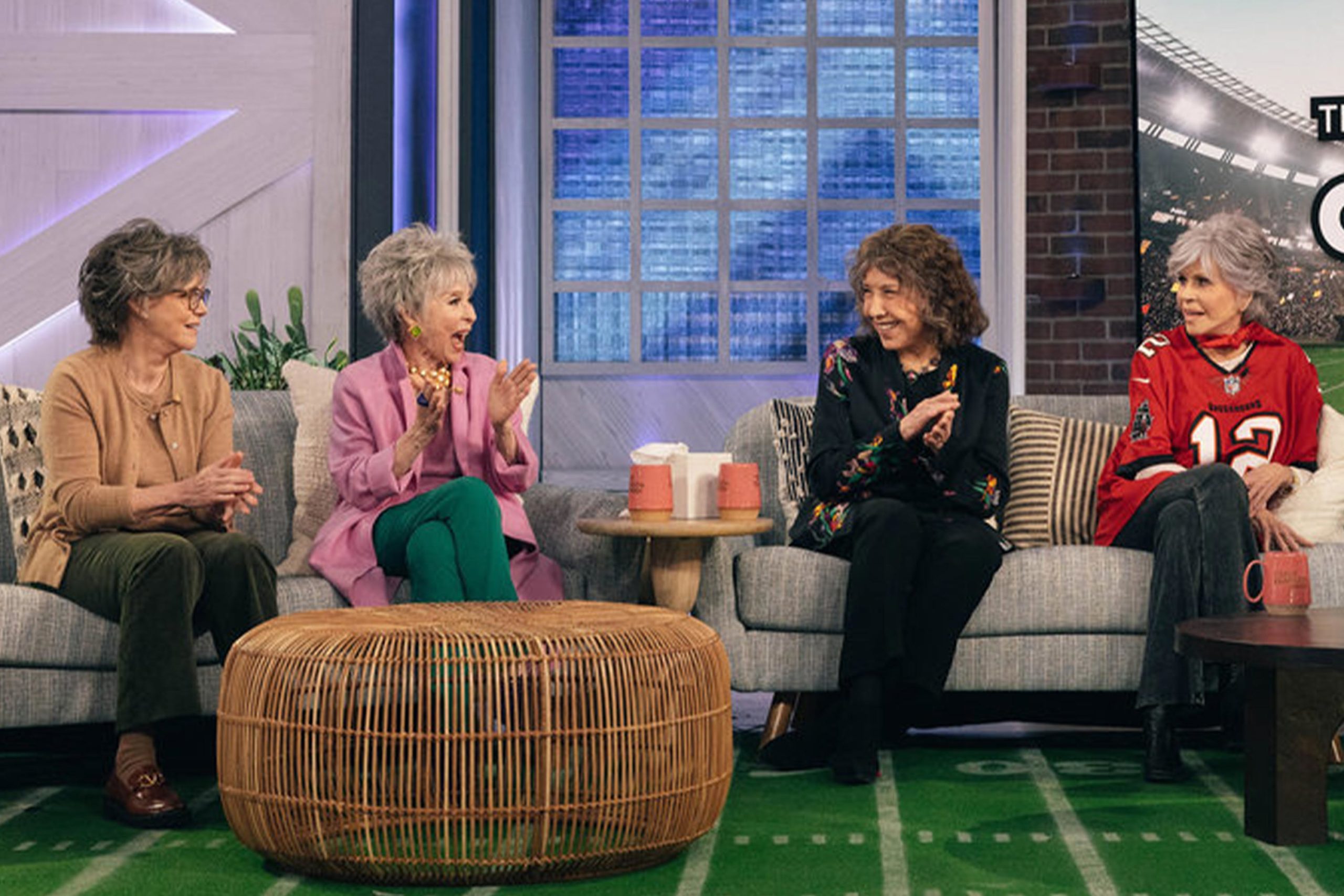 Hollywood legends Jane Fonda, Rita Moreno, Sally Field and Lily Tomlin  share laughs about starring in 80 For Brady